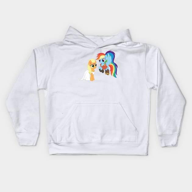 Appledash as Future Catradora Kids Hoodie by CloudyGlow